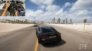 AUDI RS Sportback 2013 - Forza Horizon 5 gameplay - Logitech g293 steering wheel