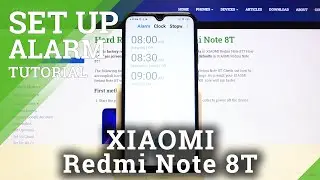 How to Add Clock Alarm in Xiaomi Redmi Note 8T - Set Up Alarm Clock Settings