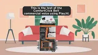 ComfortClick Belt commercial AI TTS voice test