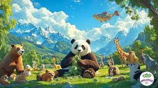 Adorable Farm Animals: Panda, Giraffe, Bear, Fish, Cat, Horse &ndash; Animal Video