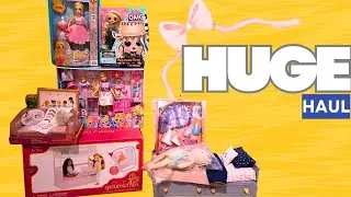 HUGE TOYS HAUL / LOL DOLL O.M.G /OUR GENERATION DOLL BEDS / SOFA / DREAMEEZ / OUTFIT