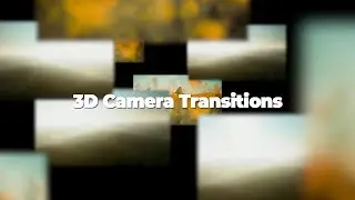 3D Camera Transitions Final Cut Pro Templates