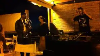 Dj Thrasher feat Otis Sax @ Kailua Beach Bar...VIDEO #1