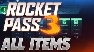 ALL Items In ROCKET PASS 3 Showcase