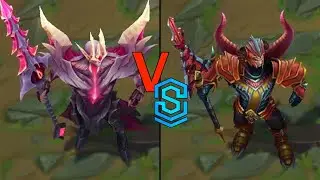 Prestige Visions of the Fallen Jarvan IV VS Dragonslayer Jarvan IV