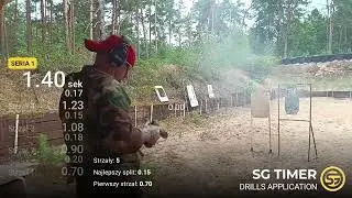 5 shots 5 meters 1.4 sec BUL SAS II TAC