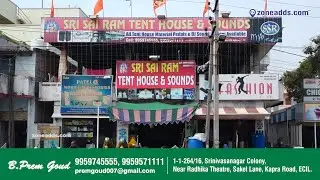 Sri Sai Ram Tent House & Sounds: Tailored Arrangements for Memorable Marriages and Receptions