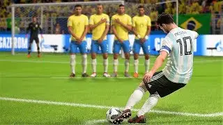 FIFA 18 LIONEL MESSI FREE KICK GOALS COMPILATION (World Cup)