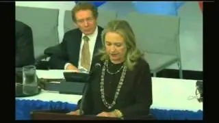 Secretary Clinton Delivers Remarks at the Roundtable on Water Security