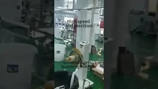 Servo punch press die cutting machine automatic stamping production line#servopress #cncmachine #cnc