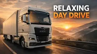 [No Commentary] 1400 KM Deep Sleep Drive | Realistic MAN TGX Sound | ETS 2