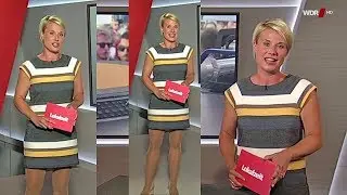 Gina Niemeier 05.07.2019 - Sexy Miniskirt , Tights and Heels