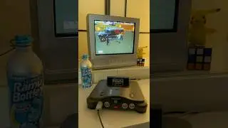 Fighting Force 64 on CRT TV #retrogaming #videogames #capcom #nintendo #beatemup
