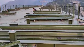 Closest view of Chenab Bridge - World Highest Railway River Bridge | USBRL Today Latest Update 2022