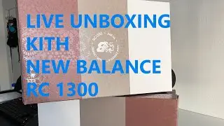 Live unboxing of the Kith and New Balance RC1300 in White Pepper and Antler!  12:30 EST TODAY!!!