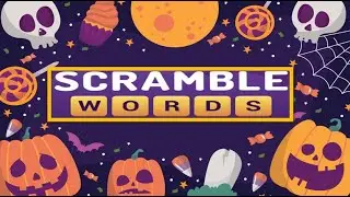 Halloween Word Scramble Challenge 🎃 | Spooky Brain Teaser Game - Let's Bridge The Gap