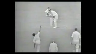 TOM GRAVENEY REACHES 150 ENGLAND v PAKISTAN 2nd TEST MATCH DAY 2 LORD'S JUNE 22 1962