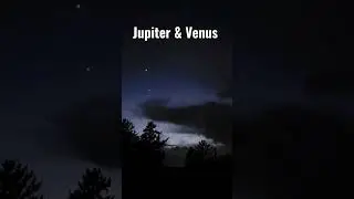 #Jupiter and #Venus #time-lapse #sky #clouds #winterstorm #winter #weather