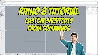 Rhino 8 Tutorial: Custom Shortcuts from Commands