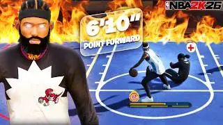 I MADE A 6'10 POINT FORWARD BUILD AND WENT CRAZY ON NBA2K26!