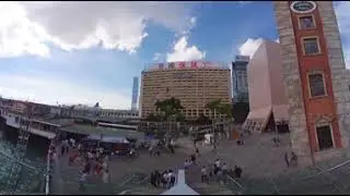 Tsim Sha Tsui Clock Tower, HONG KONG, Time Lapse (4K)