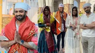 Sumedh Mudgalkar arrived in Huzur Sahib Gurudware😍 with whole team myj/bts of prachand Ashok