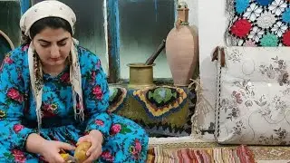 Iranian nomadic lifestyle|Cooking Arabic food in a country house