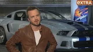 Aaron Paul Talks 'Need for Speed': Cars, Stunts, and Kissing Scenes