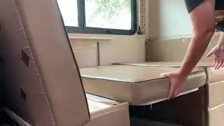 Jayco Precept &ldquo;Converting Bed back into a Dining Table&rdquo;