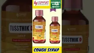 GENERIC COUGH SYRUP BY SMART LAB. #coughsyrup #generic #medicine #brands #india #market #shortvideo