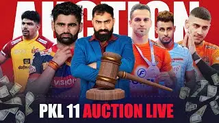 PKL 11 Auction Live Day 1 | Pro Kabaddi League 2024 Auction Live | Pardeep Narwal sold to Bulls