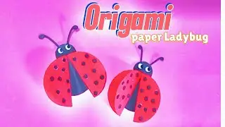 How to make paper Ladybug | Origami Ladybug | easy tutorial |