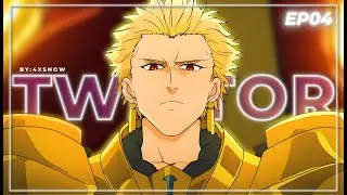 Gilgamesh | [ 4K ] | Twixtor Clips For Edits | Fate/strange Fake | Episode 04