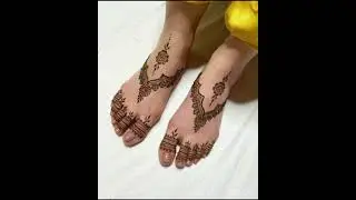 Simple Eid-Ul-Fitr Special Feet Mehndi Design/New Mehndi 2026/Stylish Feet Henna Art/Mahadir Dijain