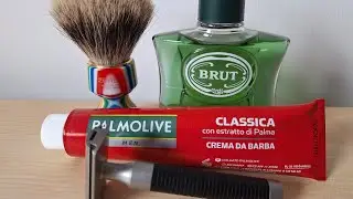 #027: Mühle Rocca, Palmolive Shaving Cream, Brut After Shave, Zenith Manchurian Badger