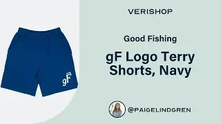 Good Fishing gF Logo Terry Shorts, Navy Review