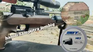 TES AKURASI HUMMER XX DI JARAK 100 METER LARAS ANGKRANG SLUG LOKAL
