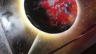 Planet X Nibiru Spray Paint Art - Sprayartguy