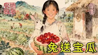 大伯占了孤女家田地還趕她出門，孤女在深山開荒種瓜，救了山中野兔，野兔帶來瓜種，結出的西瓜裏竟長出紅瑪瑙！#民間故事 #傳統文化 #原創虛構 #華語有聲書 #槐樹下聽書