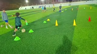 Soccer training for developing dribbling and ball control #football #soccer #skills 