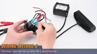 Панель переключателей Nilight 2 Gang Rocker Switch с синим, зеленым и красным переключателем