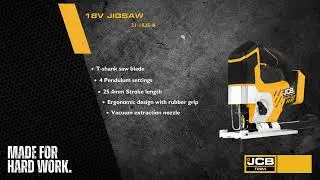 Cordless 18V Jigsaw By JCB Tools 21-18JS Product Specification