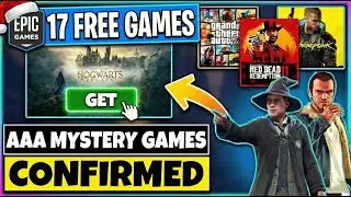 Epic Games Mystery Game 2025 Explained - FULL LEAKED LIST!😱 (Hogwarts Legacy, GTA 5, RDR2 FREE!)