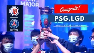 PSG.LGD ANIMAJOR GRAND CHAMPION 3-0