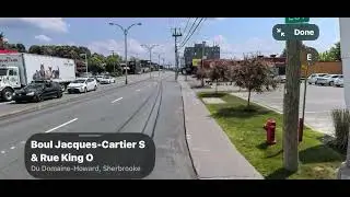 Driving In Sherbrooke Quebec On Apple Maps