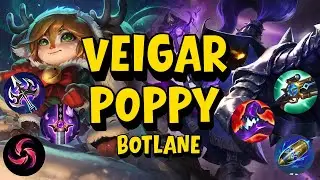 This is how you look in the bot lane | Veigar-Poppy | Duet with AndroGamer