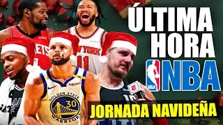 JORNADA DE NAVIDAD NBA🎄 Warriors EN RACHA🔥 Spurs KRIPTONITA de OKC💣  Jokic y Ant🤯 Houston y Knicks✅