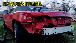 Revealing Real Damage on Crashed MIATA | MX5 Repair #1