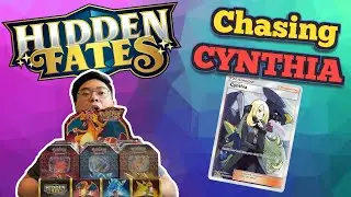 Chasing Shiny Vault Cynthia Full Art! Pokemon Hidden Fates Tins x3 Opening!