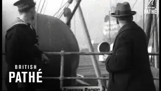 Game Of Quoits On Deck Of Liner  (1920-1929)